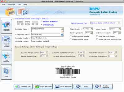 Design 2D barcode