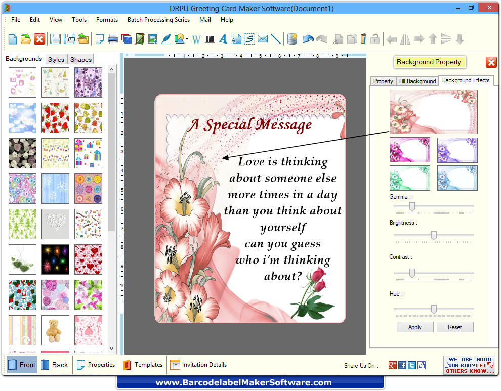greetings card maker software designs customized photo greeting cards
