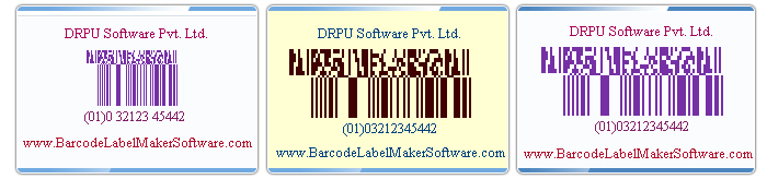 Different Sample of Aztec Font Designed by Barcode Label Maker Software for Healthcare Industry