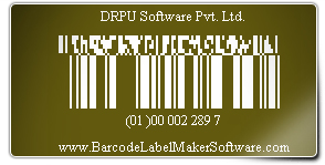 Different Sample of Databar Font designed by Barcode Label Maker Software for Mac