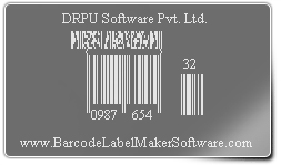 Different Sample of Databar EAN 8 Font Designed by Barcode Label Maker Software for Mac