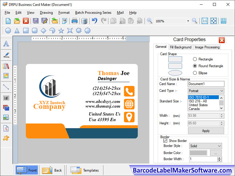ID Card Designer Software Windows 11 download