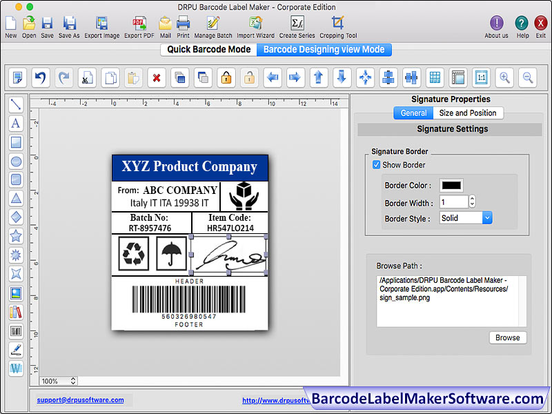 Barcode Label Mac Edition 7.7.1 full