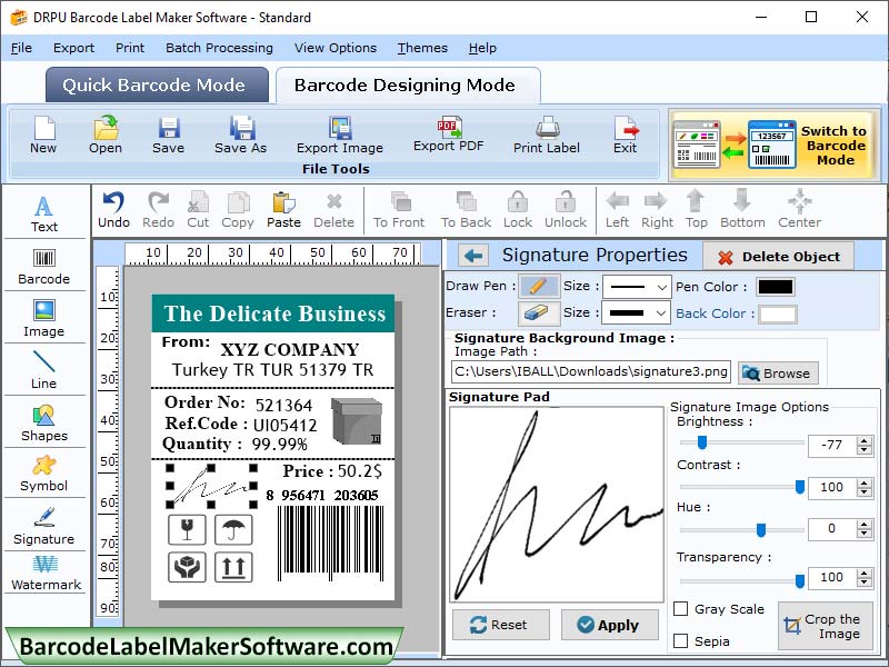 Screenshot of Label Maker Standard Edition