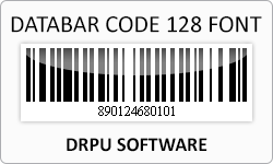 Databar Code 128 font