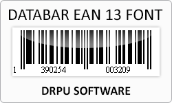 Databar EAN 13 font