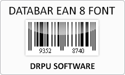 Databar EAN 8 font