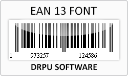 EAN 13 font