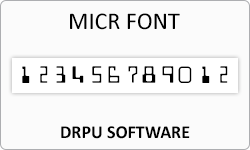 Micr font