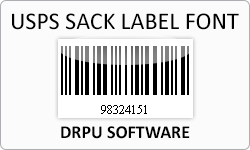 USPS Sack Label font