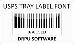 USPS Tray Label font