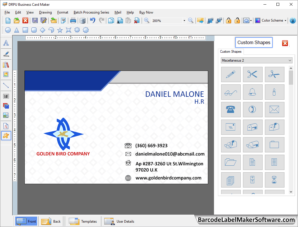 Business Card Maker Software