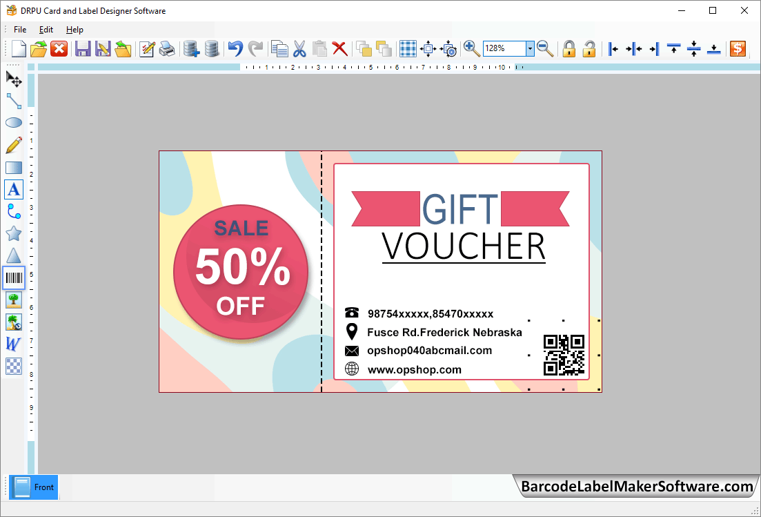 Card and label Designer software