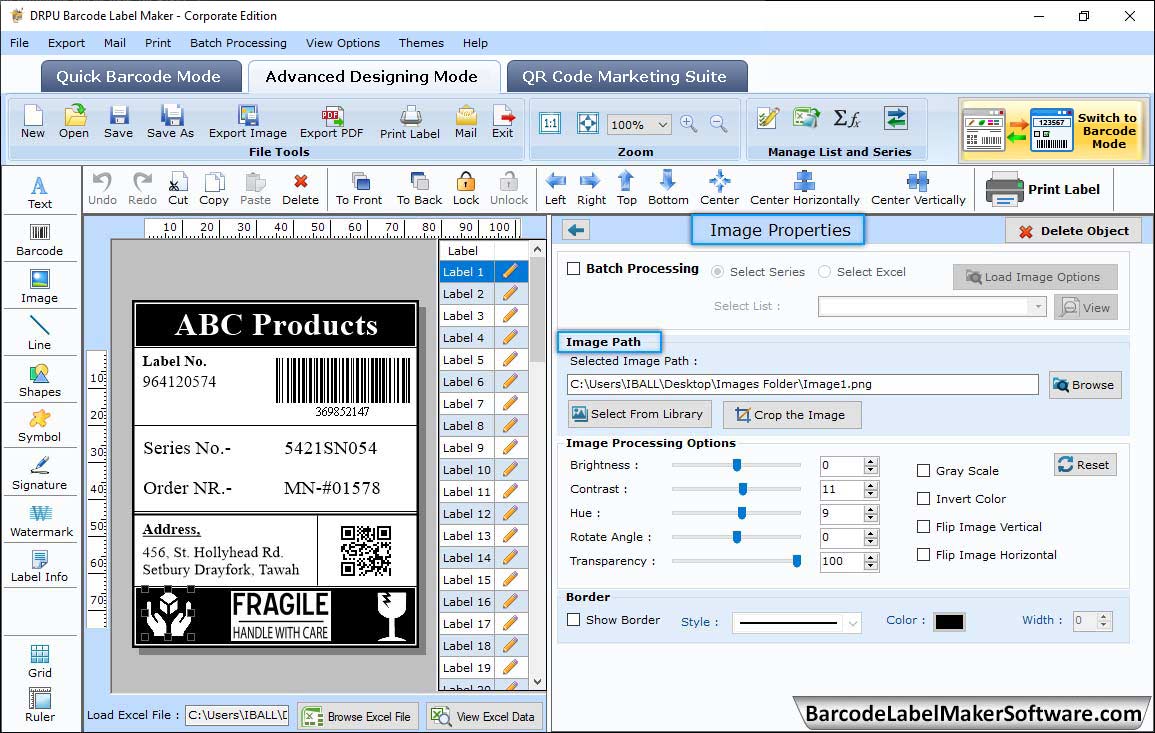 Barcode Label Maker Software - Corporate Edition