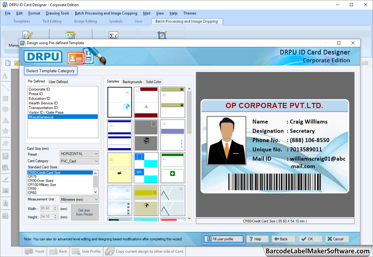 Drpu Id Cards Maker Corporate Edition Designs Id Card vrogue.co