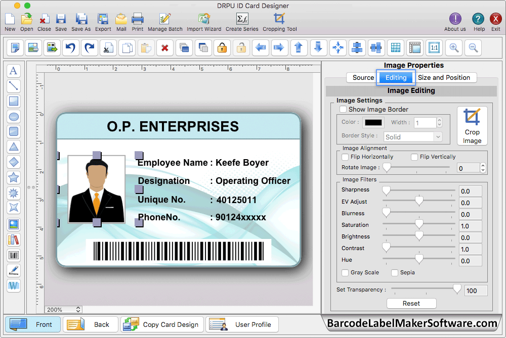 ID Card Designer for Mac