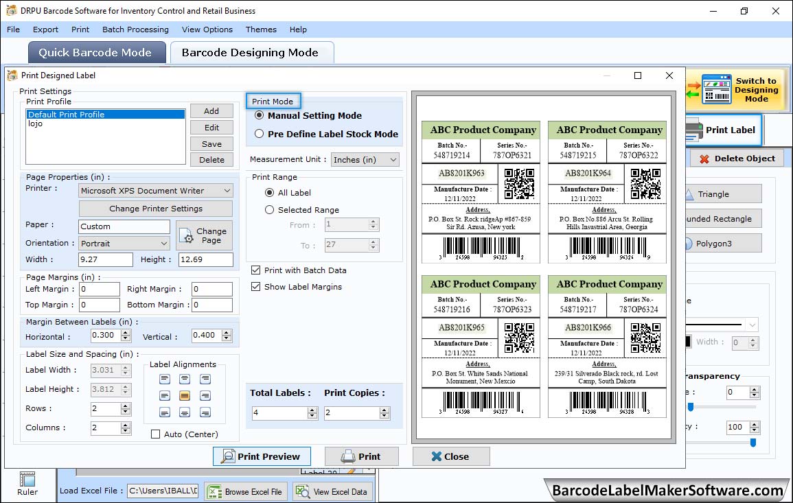 Print Settings