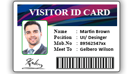 Visitors ID Cards