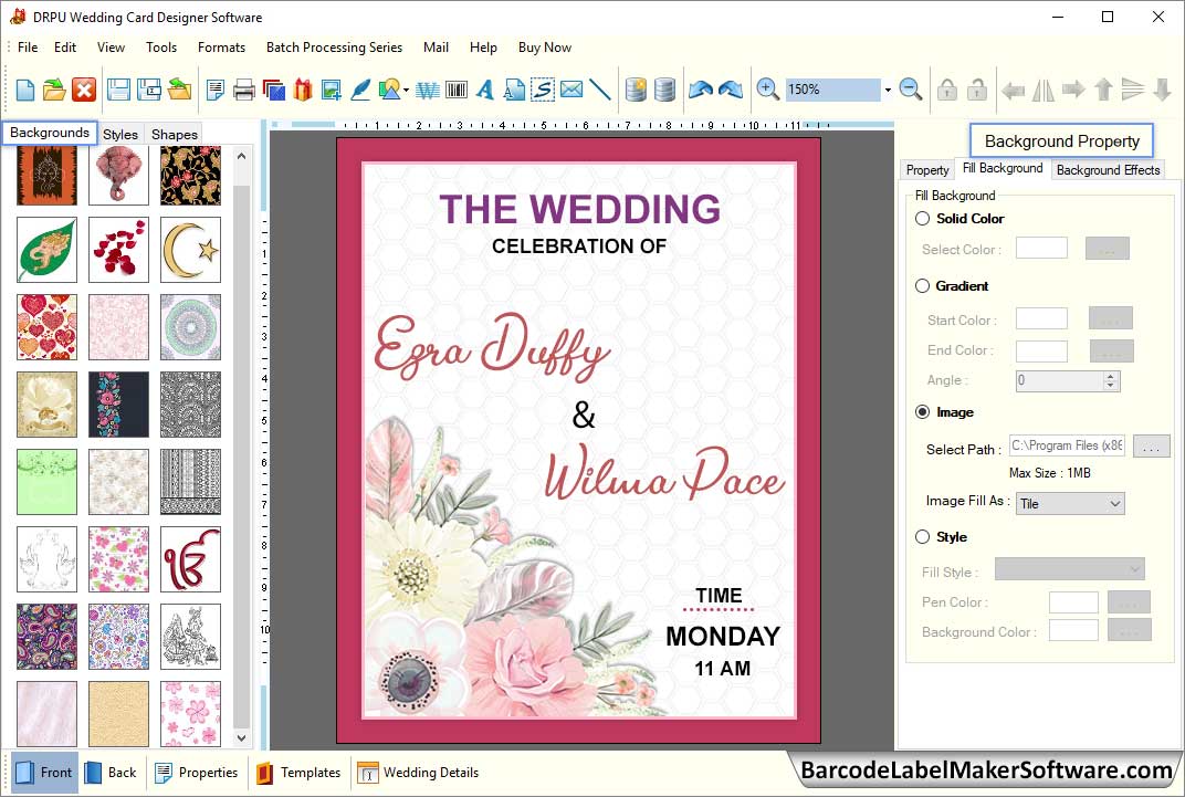 Wedding Card Maker Software